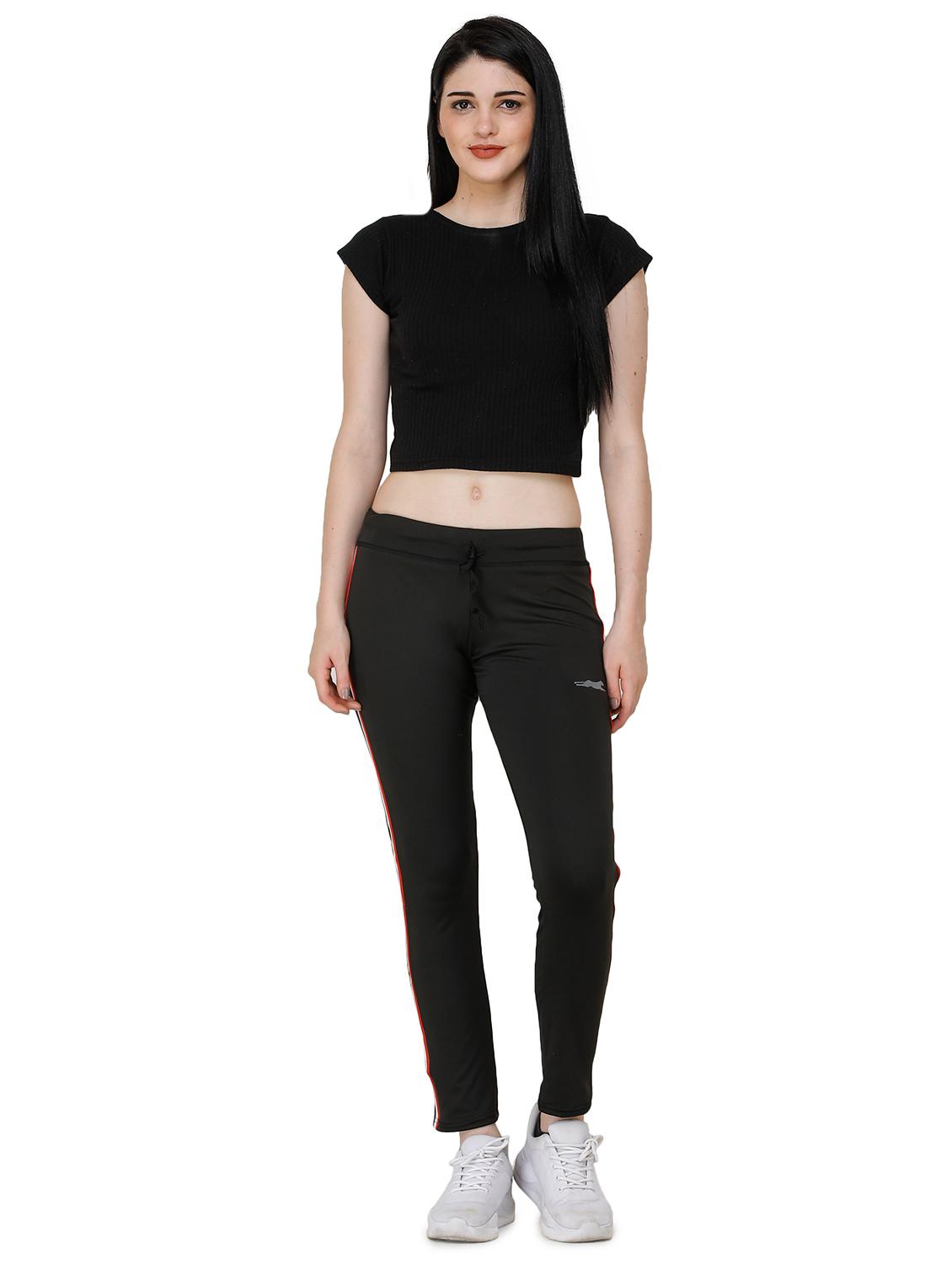 black lycra yoga pants track - 17168731 - Standard Image - 3