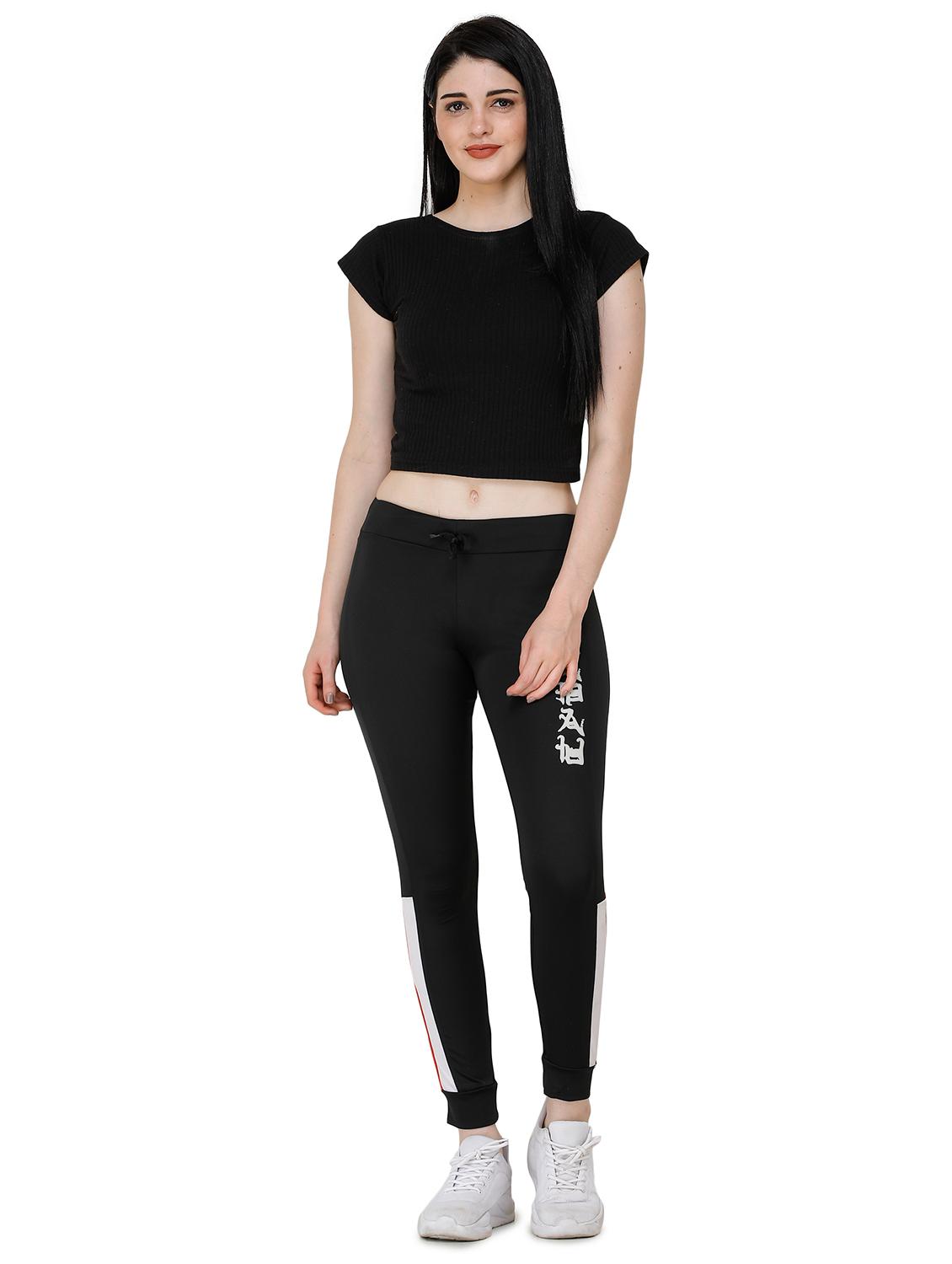 black lycra yoga pants track - 17168734 - Standard Image - 3