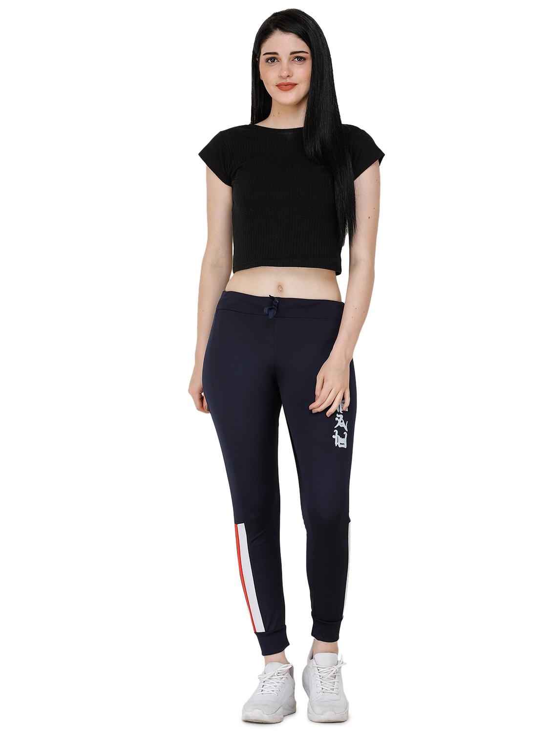 dark blue lycra yoga pants track - 17168735 - Standard Image - 3