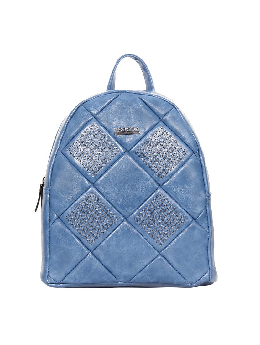 blue leatherette (pu) fashion backpack - 17170056 - Zoom Image - 0