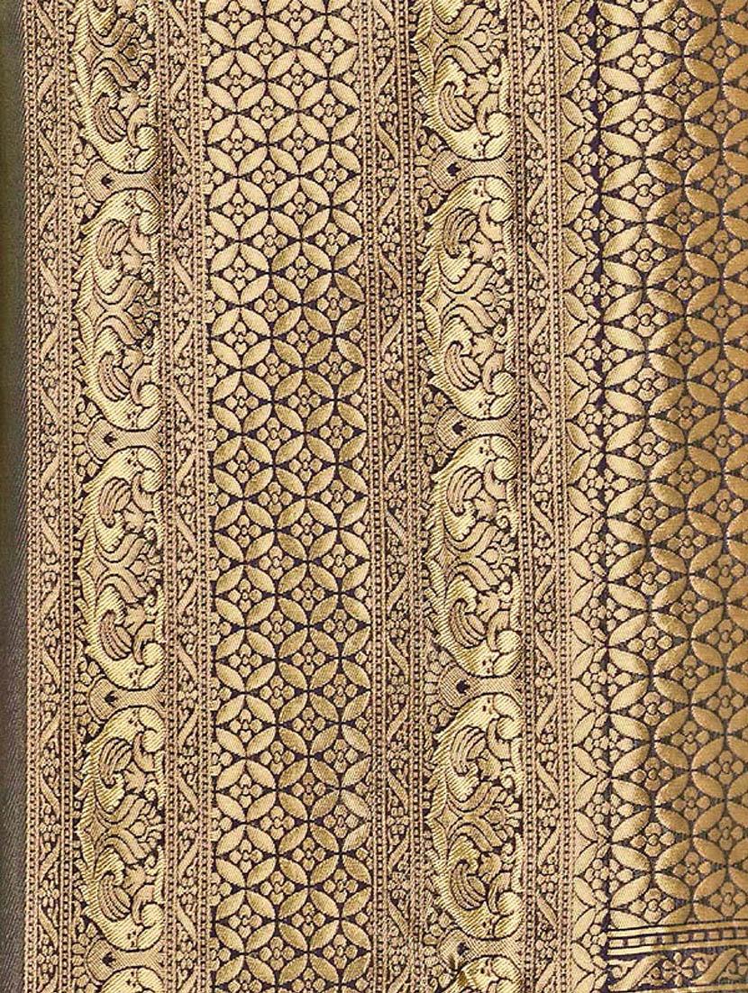 self design woven saree with blouse - 17171077 - Standard Image - 3