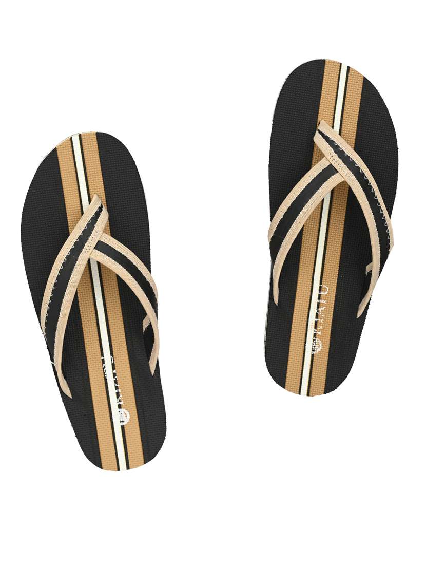 beige toe separator slippers - 17172002 -  Zoom Image - 0