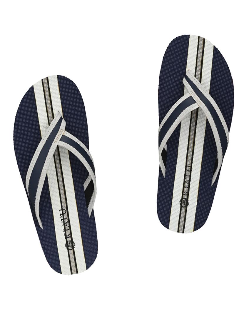 blue toe separator slippers - 17172005 -  Zoom Image - 0