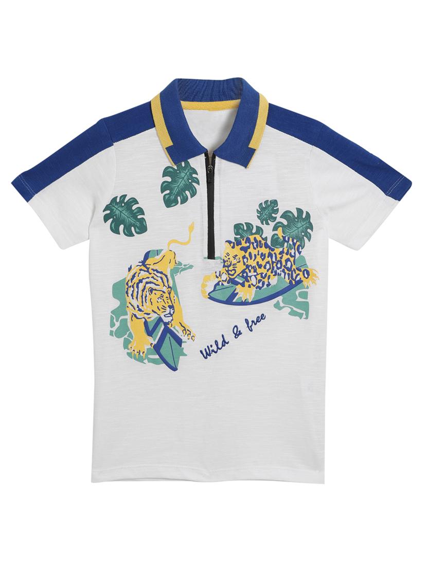 white cotton tshirt - 17173118 -  Zoom Image - 0