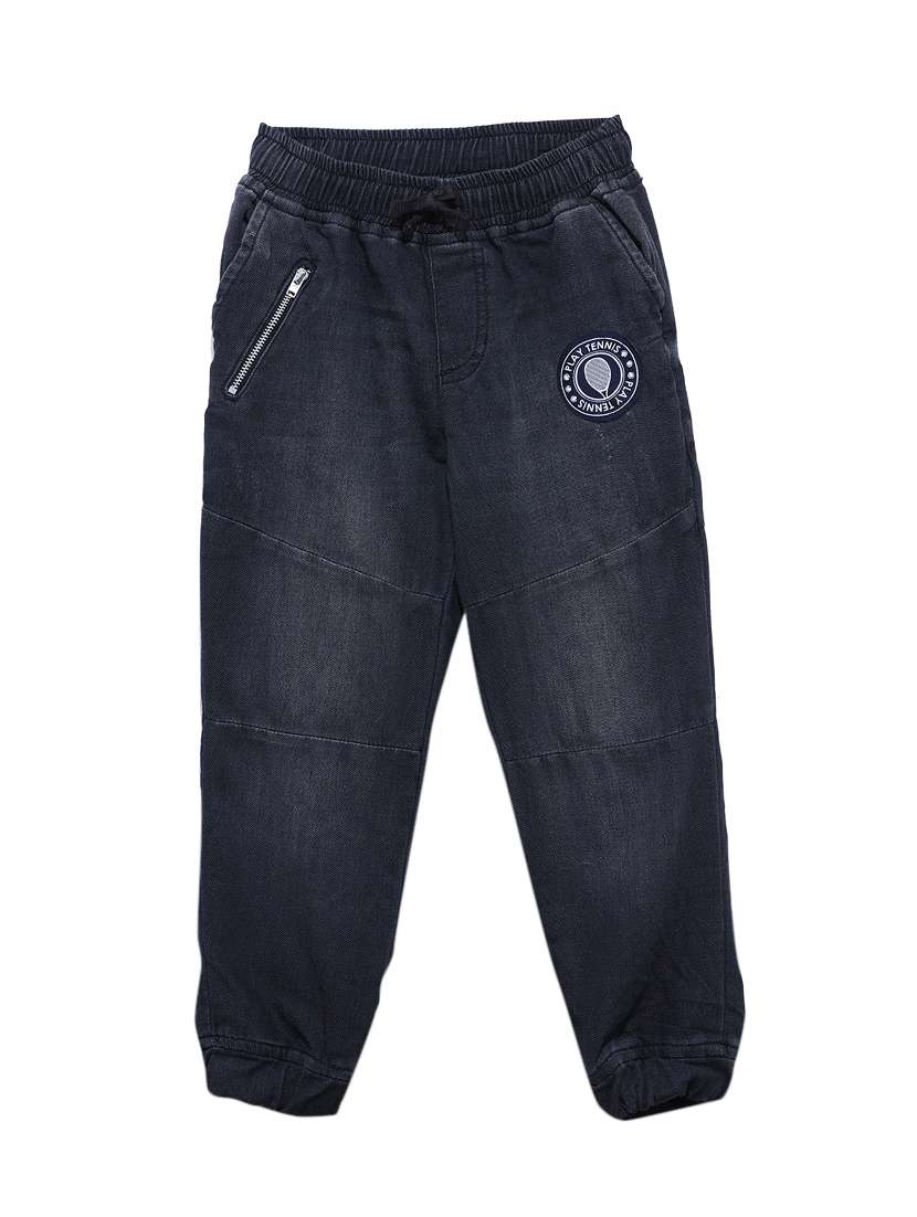 black cotton blend joggers trouser - 17173168 - Zoom Image - 0