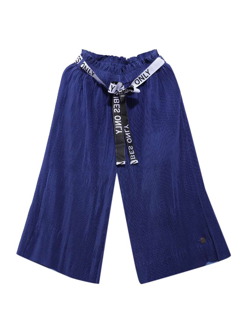 blue polyester palazzo trouser - 17173216 - Zoom Image - 0