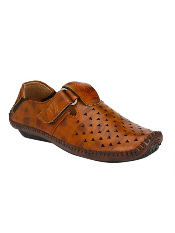 tan slip-on sandals - 17175067 -  Zoom Image - 0