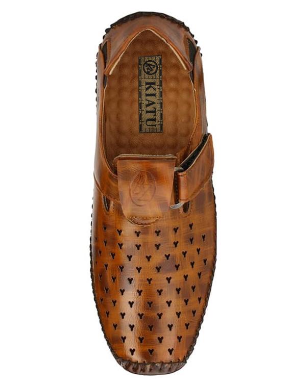 tan slip-on sandals - 17175067 -  Standard Image - 3