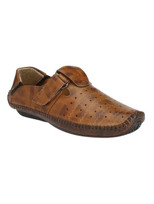 tan slip on sandals - 17175094 -  Standard Image - 0