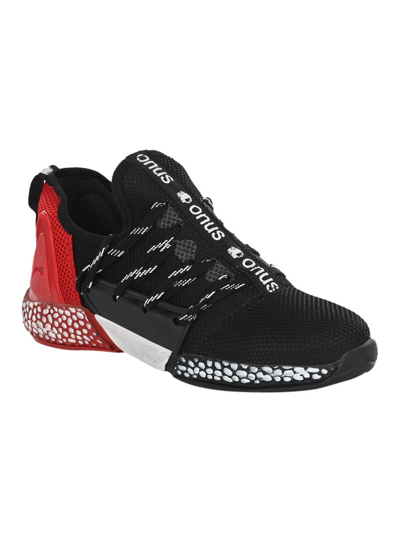 black lace up sport shoes - 17175109 - Zoom Image - 0