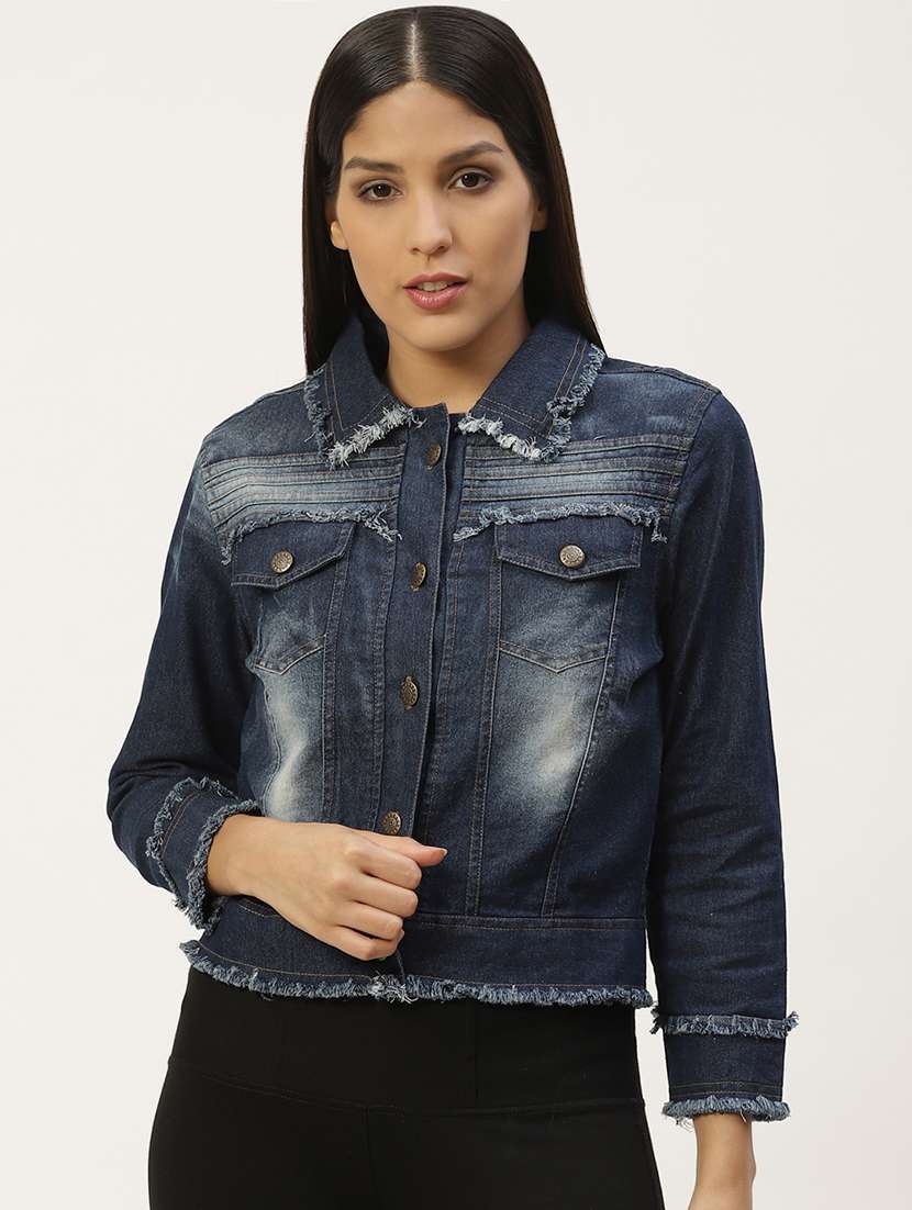 dark navy denim jacket