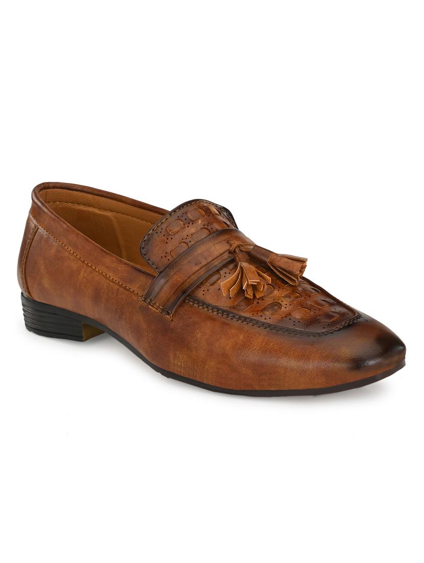 tan slip on loafers - 17192549 -  Zoom Image - 0