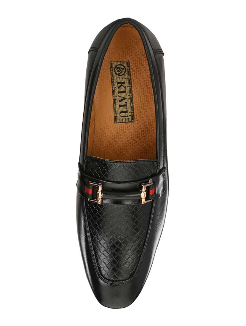 black slip on loafers - 17192550 -  Standard Image - 3