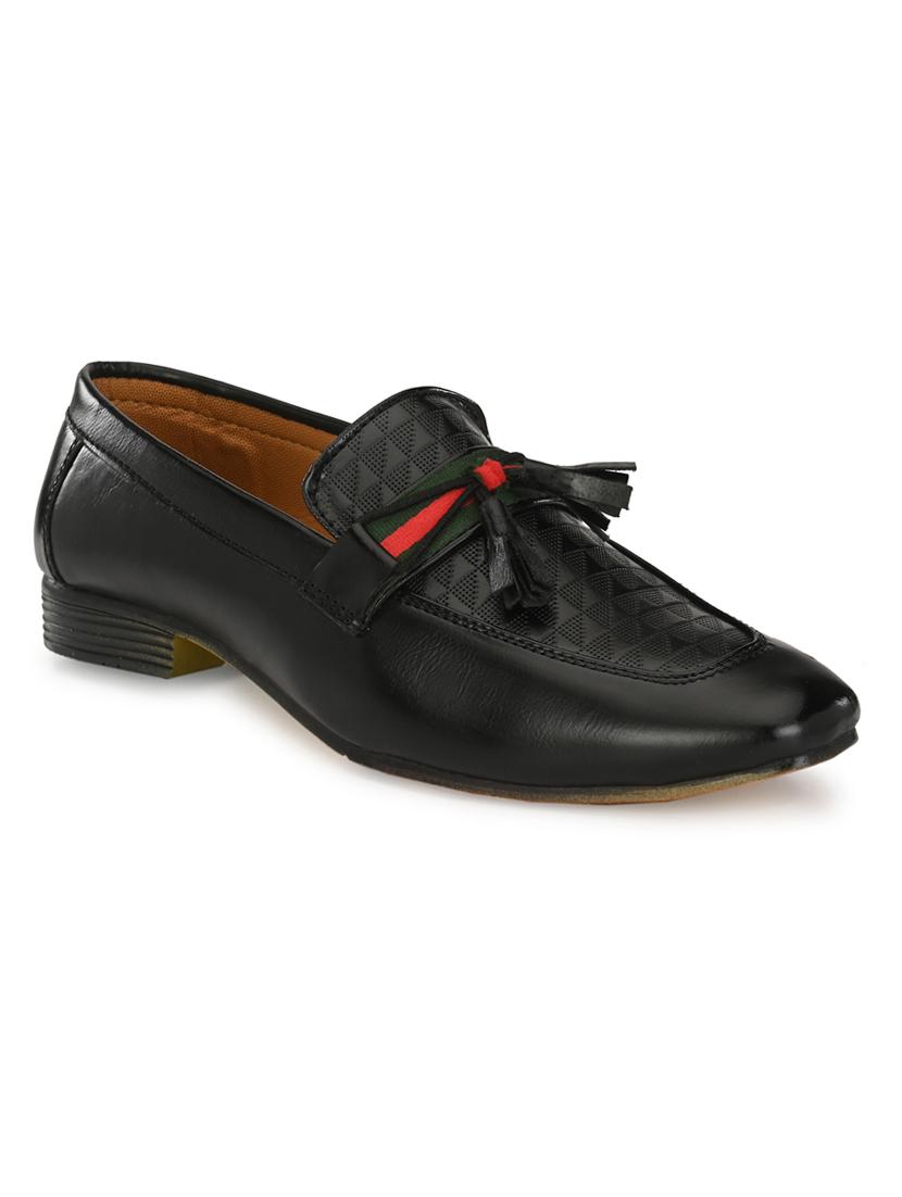 black slip on loafers - 17192556 -  Zoom Image - 0