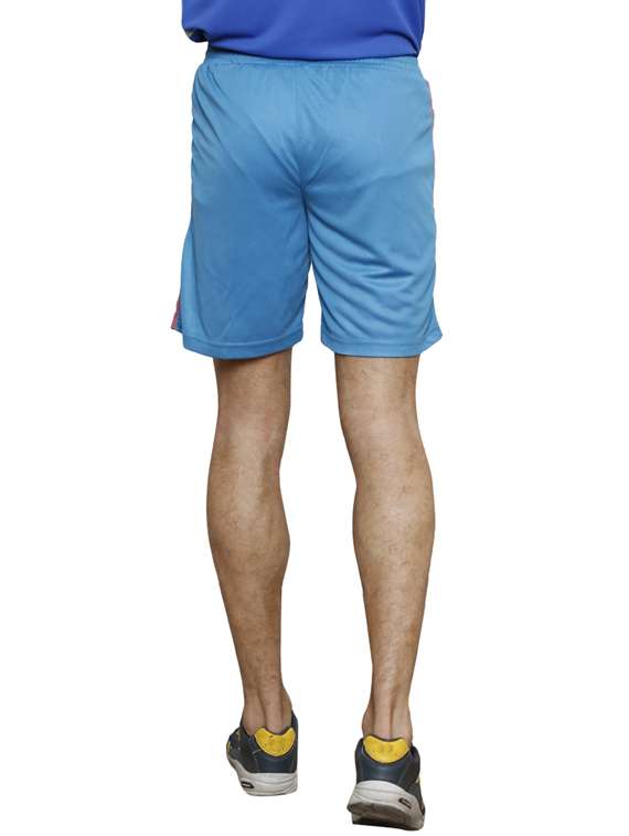 Buy online Blue Side Striped Shorts 