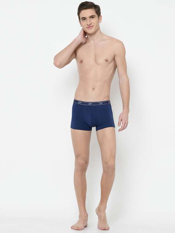 navy blue solid trunks  - 17192933 -  Standard Image - 3
