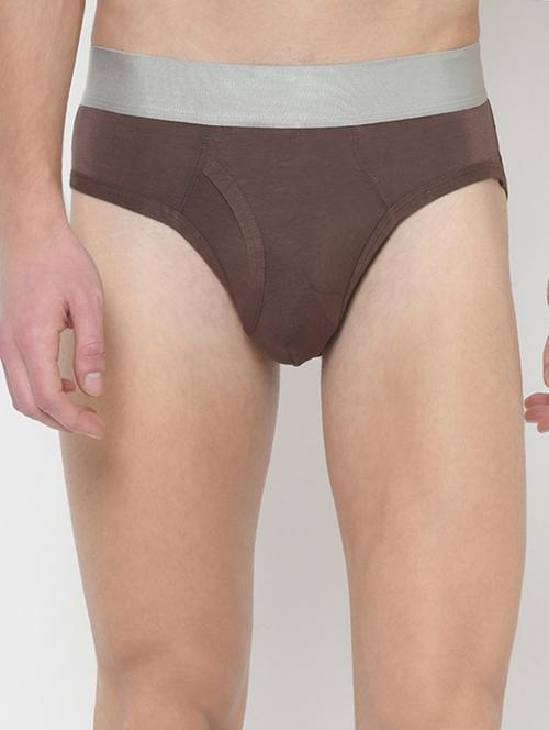 khaki solid hipster brief - 17192943 -  Standard Image - 0