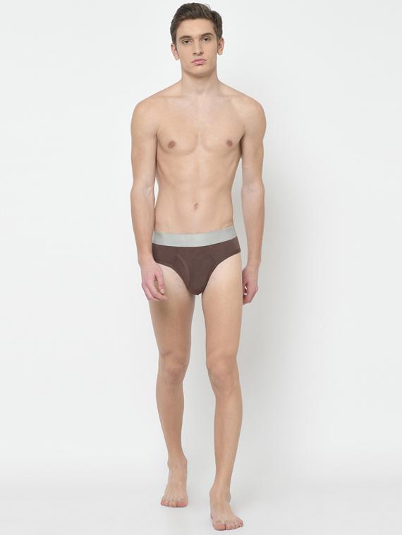 khaki solid hipster brief - 17192943 - Standard Image - 3
