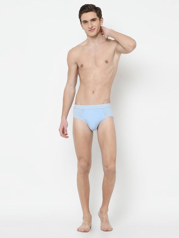 blue solid hipster briefs - 17192966 - Standard Image - 3