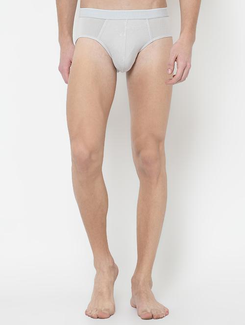 grey solid hipster briefs - 17192967 -  Standard Image - 0