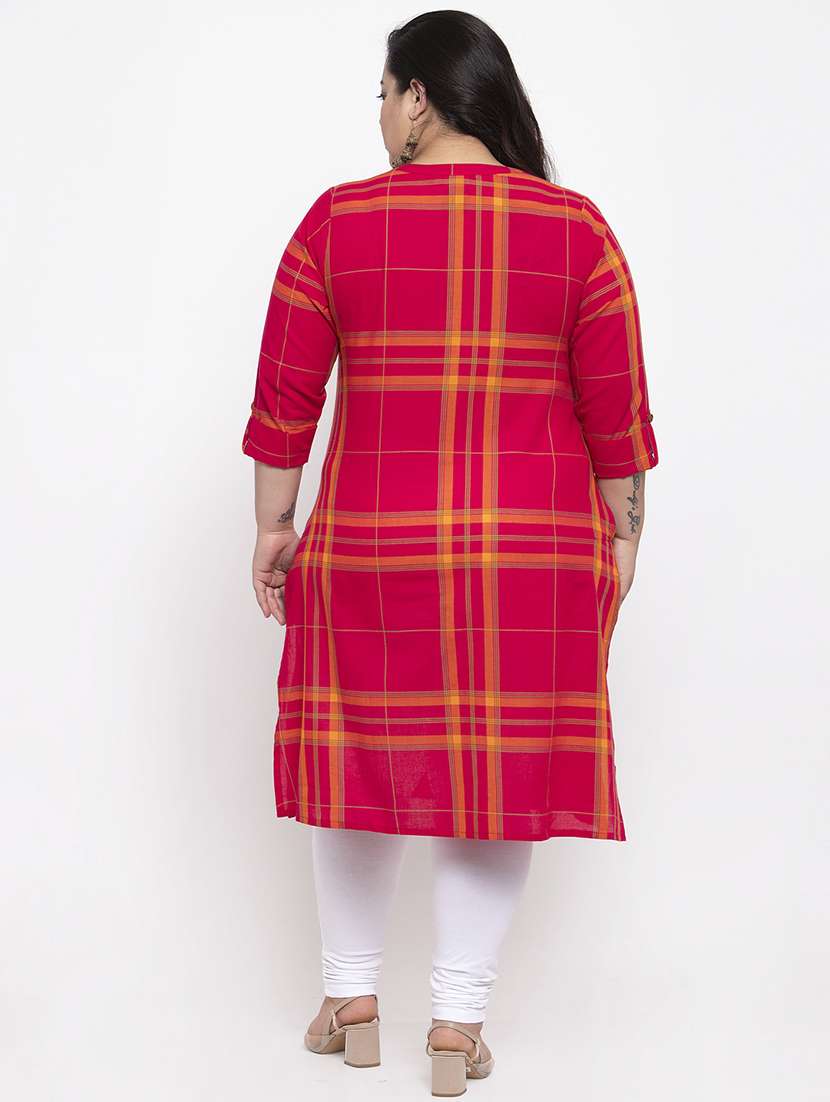 limeroad check kurtis