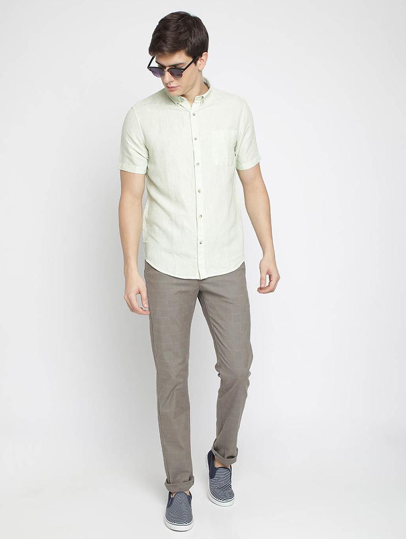 white striped casual shirt - 17194198 - Standard Image - 3