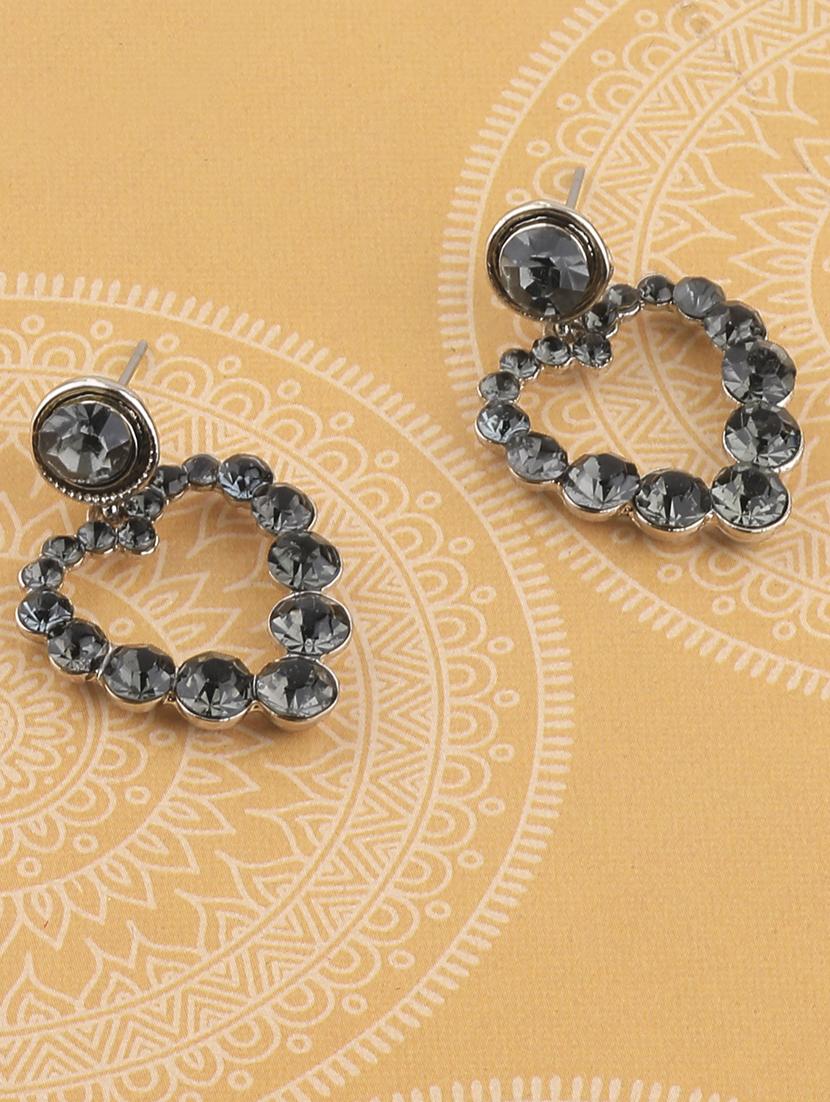 black metal drop earring - 17194468 - Zoom Image - 0