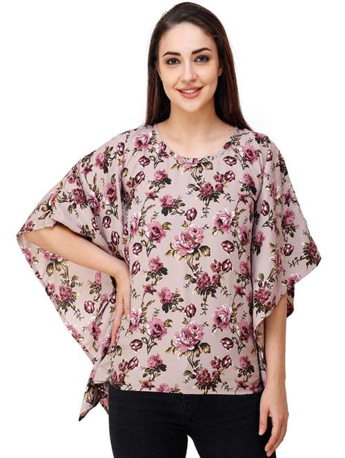 women's straight round neck top - 17194558 - Standard Image - 0