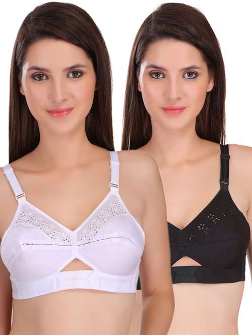 set of 2 embroidered minimizer bra - 17194590 -  Standard Image - 0