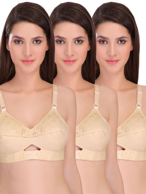 set of 3 embroidered minimizer bra - 17194592 - Standard Image - 0