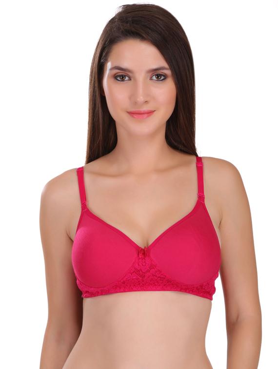 set of 2 lace detail t-shirt bra - 17194697 - Standard Image - 3