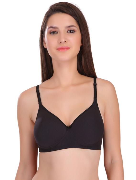 3/4 coverage solid t-shirt bra - 17194761 -  Zoom Image - 0