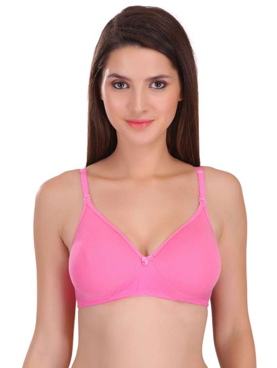 set of 3  3/4 coverage solid t-shirt bra - 17194772 -  Standard Image - 3