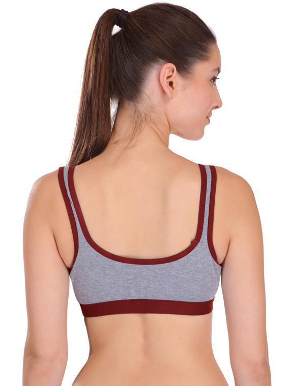 set of 3 color block sports bra - 17194775 - Standard Image - 5