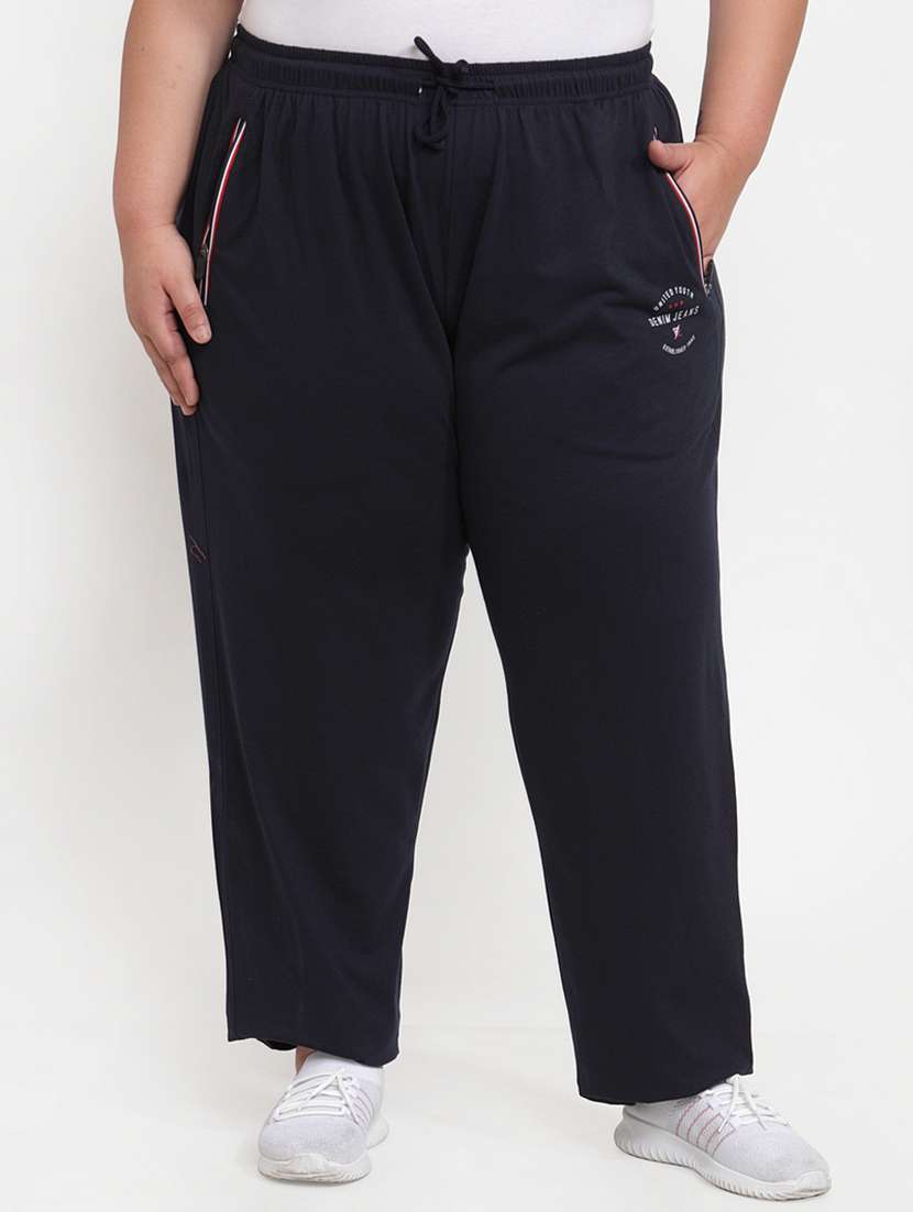 drawstring waist track pant