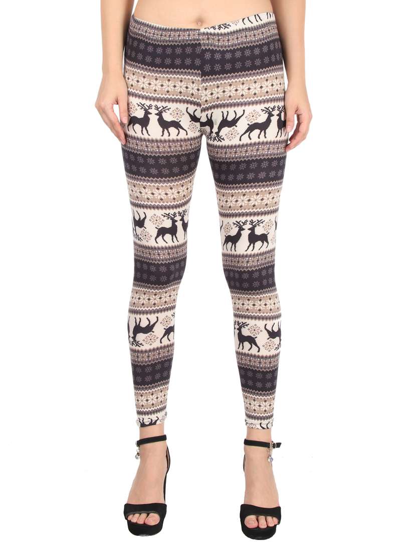 black cotton blend leggings - 17196208 - Zoom Image - 0