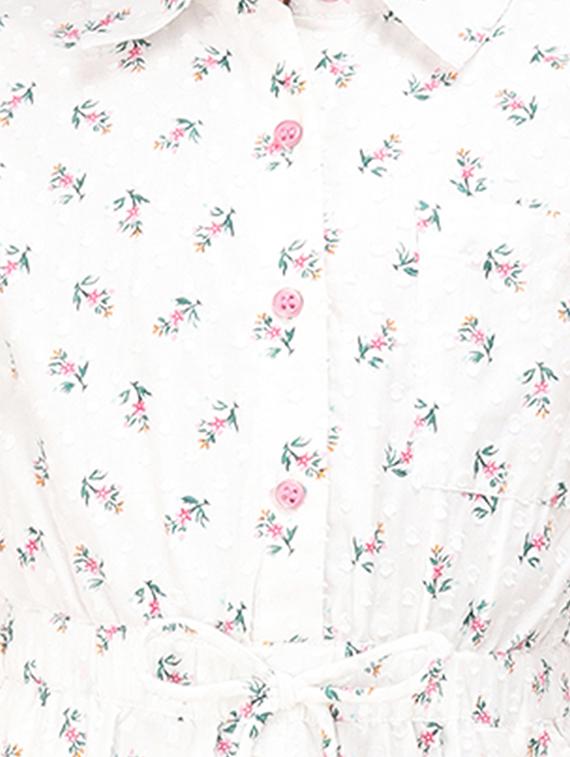 white cotton dungarees twin sets & jump suit - 17196322 - Standard Image - 3