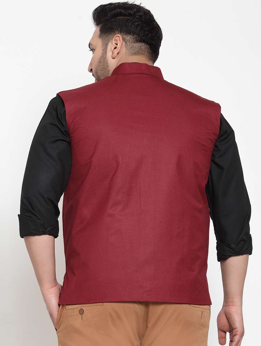 plus size nehru jacket