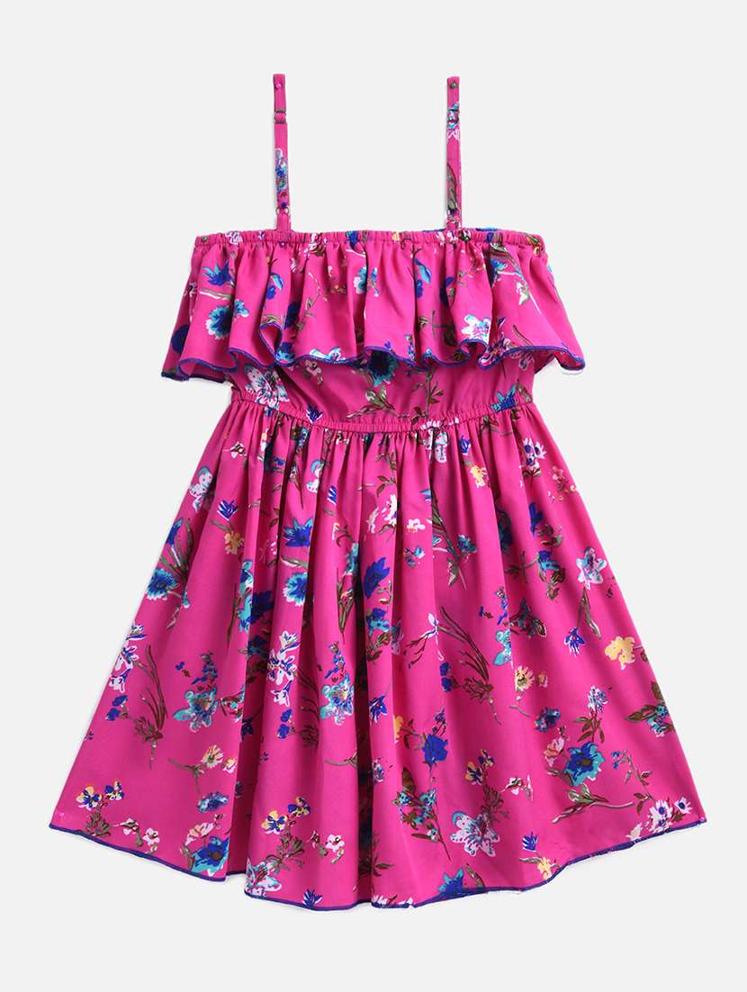 pink cotton frock
