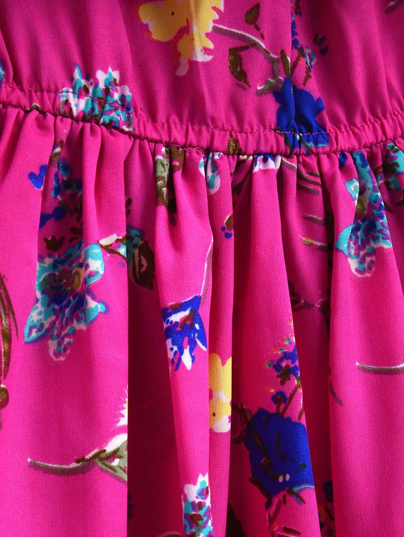 pink cotton frock - 17201409 -  Standard Image - 3