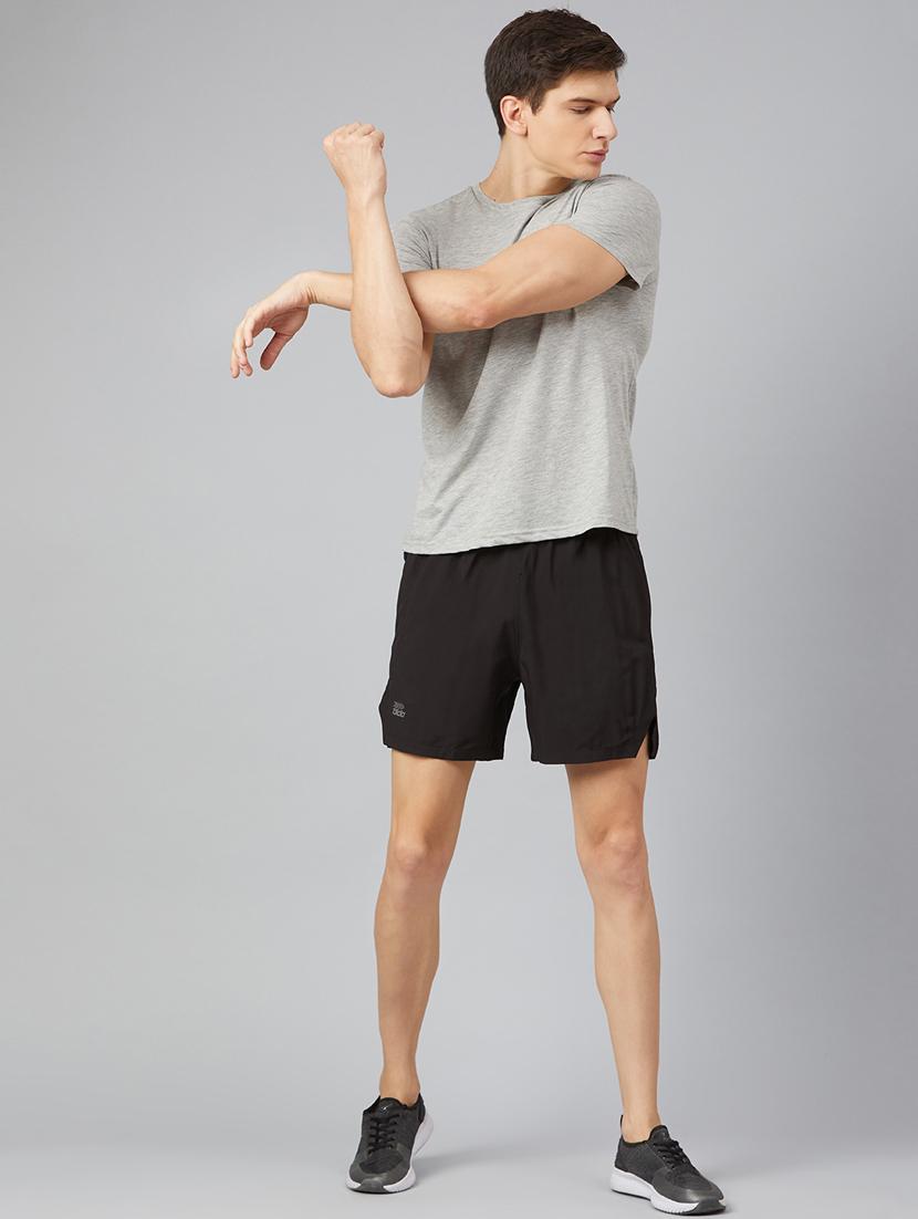 black solid shorts - 17203857 - Standard Image - 3