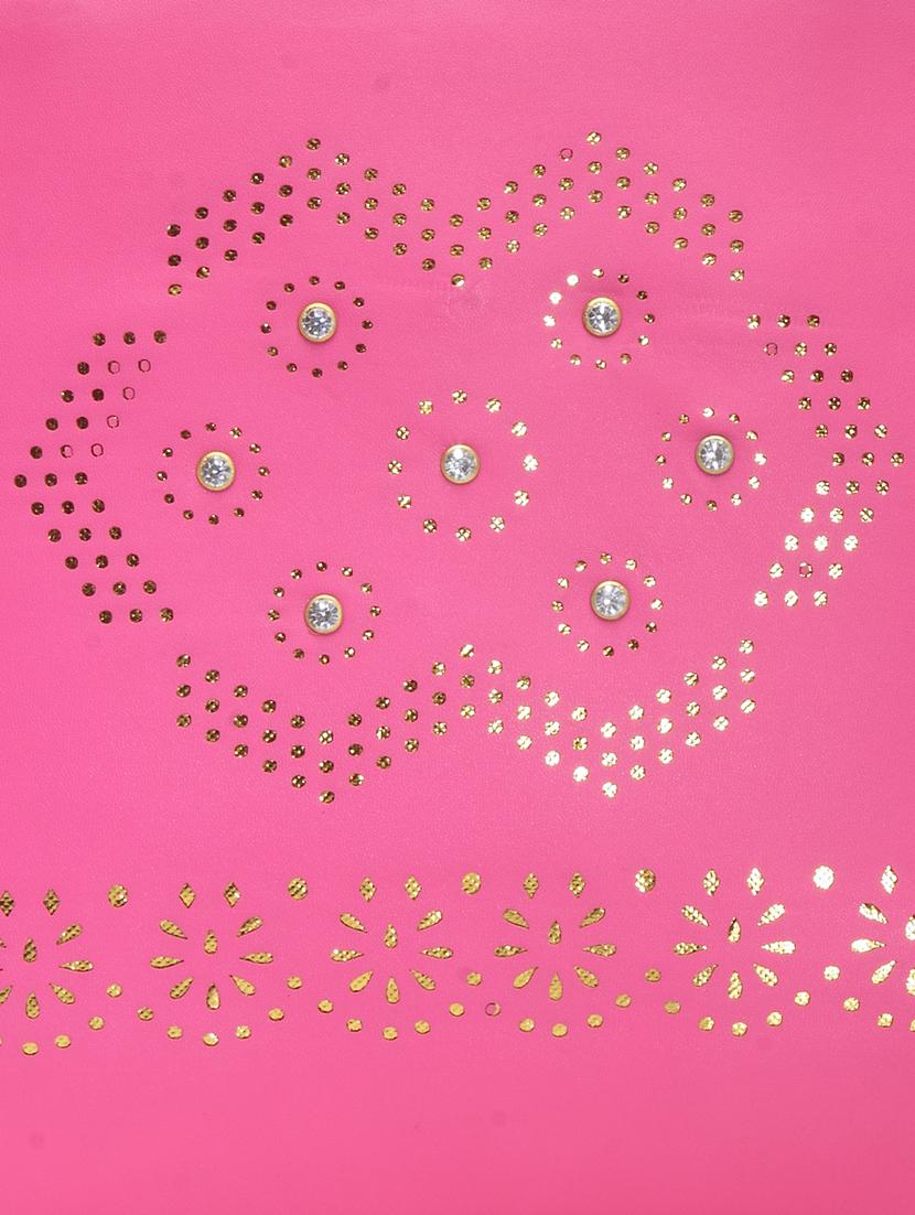 pink leatherette (pu) handbag - 17207651 - Standard Image - 3