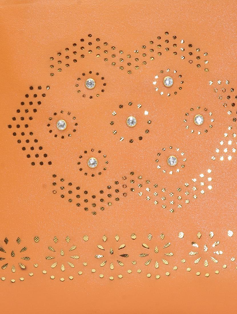 orange leatherette (pu) handbag - 17207653 - Standard Image - 3