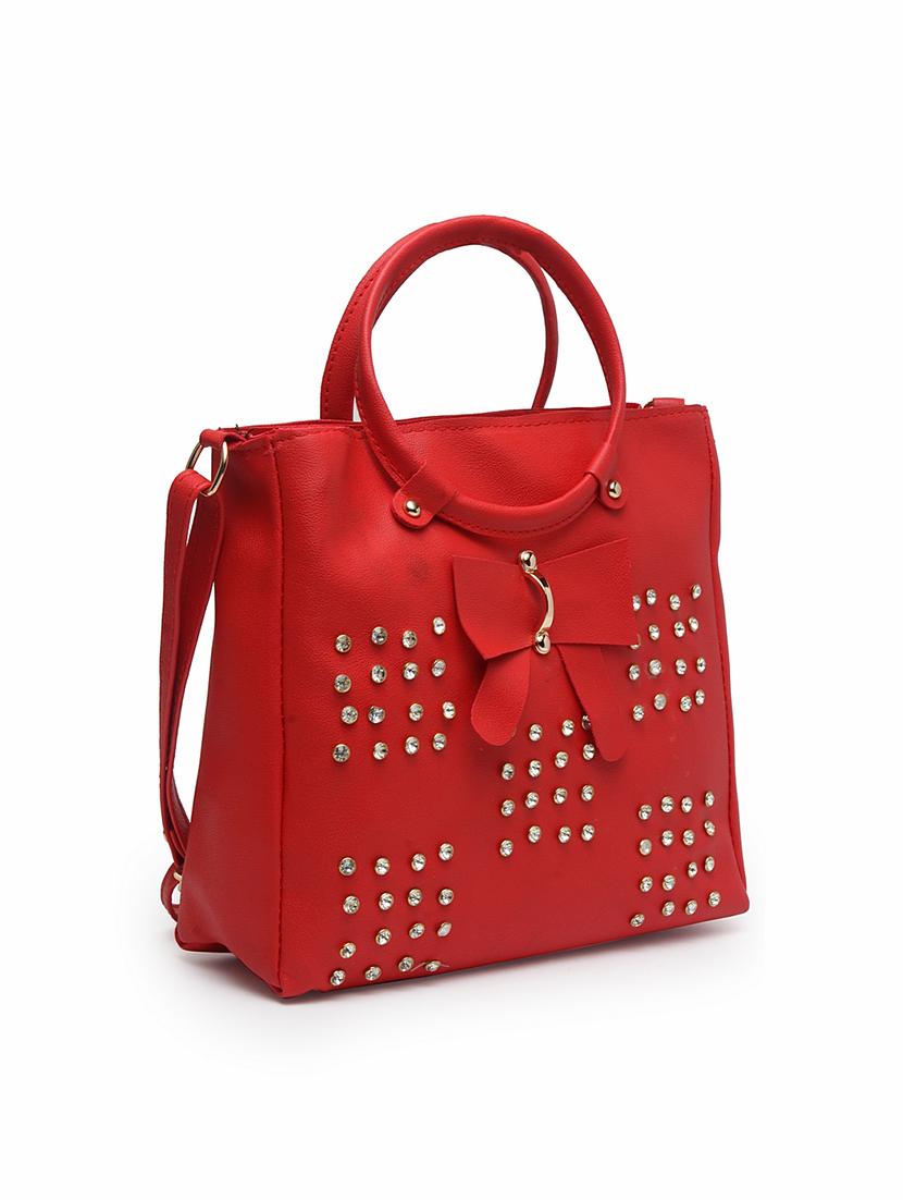 red leatherette (pu) handbag - 17207955 - Zoom Image - 0