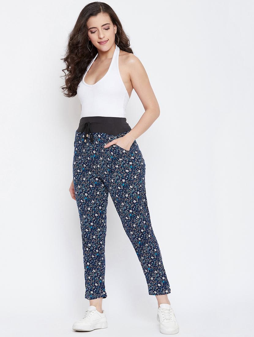 drawstring waist track pants - 17210663 - Standard Image - 3