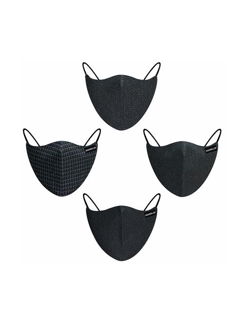 multi colored cotton anti-pollution women mask (pack of 4) - 17211067 - Standard Image - 0