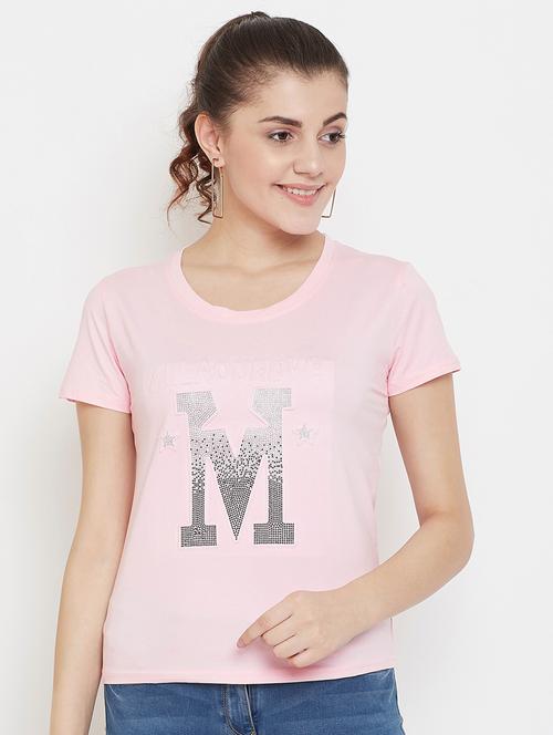 round neck printed tee - 17212647 - Standard Image - 0