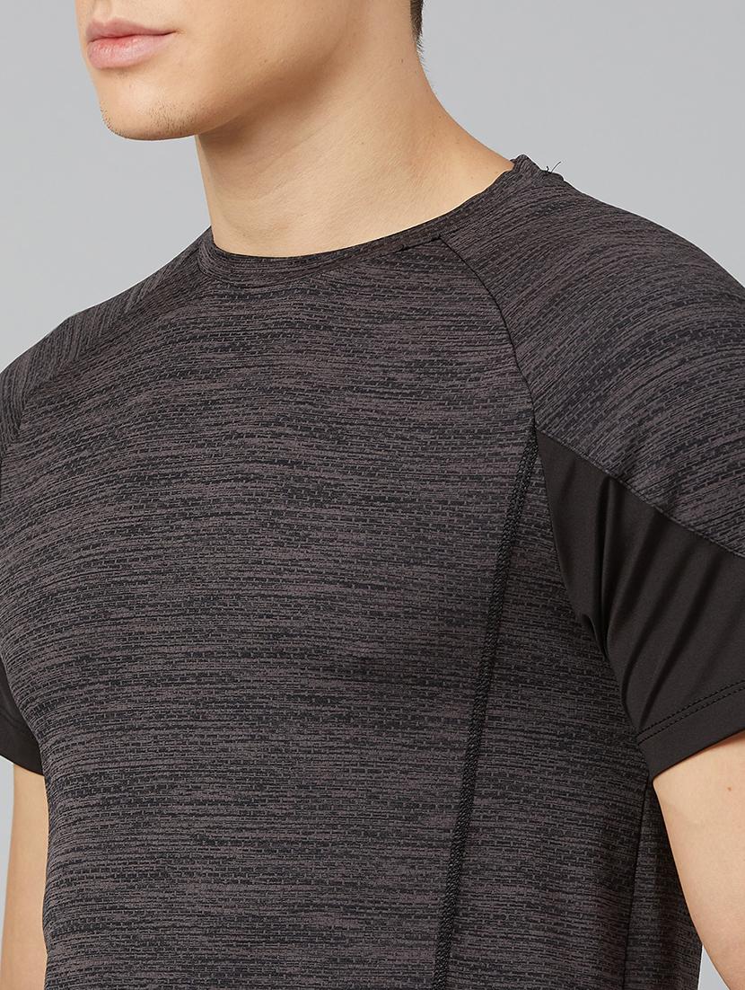 black melange t-shirt - 17213657 - Standard Image - 5