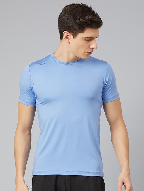 light blue solid t-shirt - 17213679 - Standard Image - 0
