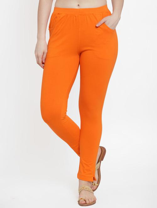 orange cotton leggings - 17215983 - Standard Image - 0